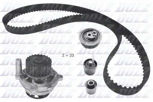 ANDEL Vízpumpa + fogasszíj készlet - ANK0091 - TothCarparts