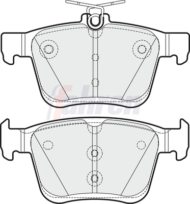 Fahren fékbetétkészlet, tárcsafék - FBP3366 - TothCarparts