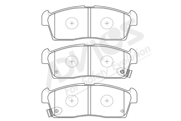 ADVICS-SEA fékbetétkészlet, tárcsafék - F1N021Y - TothCarparts