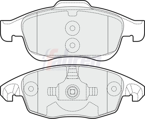 Fahren fékbetétkészlet, tárcsafék - FBP3092 - TothCarparts