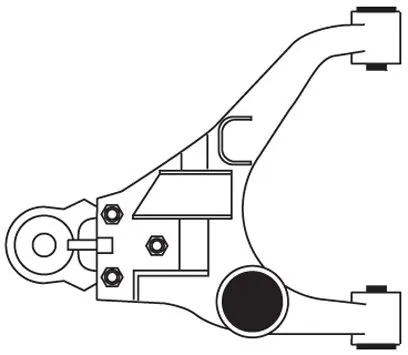 FRAP lengőkar, kerékfelfüggesztés - F3634 - TothCarparts