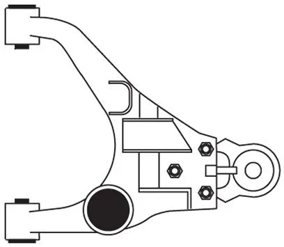 FRAP lengőkar, kerékfelfüggesztés - F3635 - TothCarparts