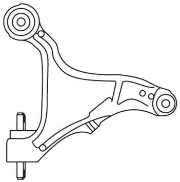 FRAP lengőkar, kerékfelfüggesztés - F4219 - TothCarparts