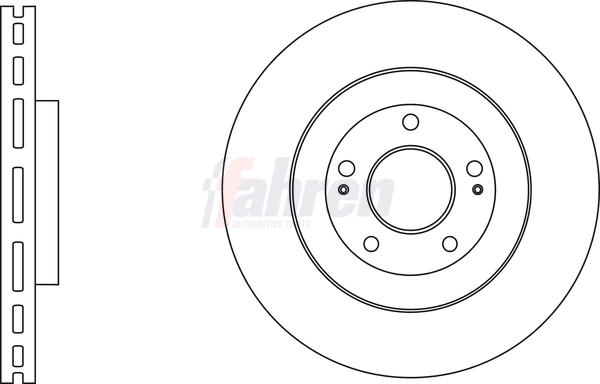 Fahren féktárcsa - FBD6701 - TothCarparts
