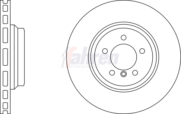 Fahren féktárcsa - FBD6487 - TothCarparts