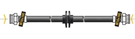 MGA fékcső - F5536 - TothCarparts