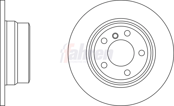 Fahren féktárcsa - FBD6264 - TothCarparts