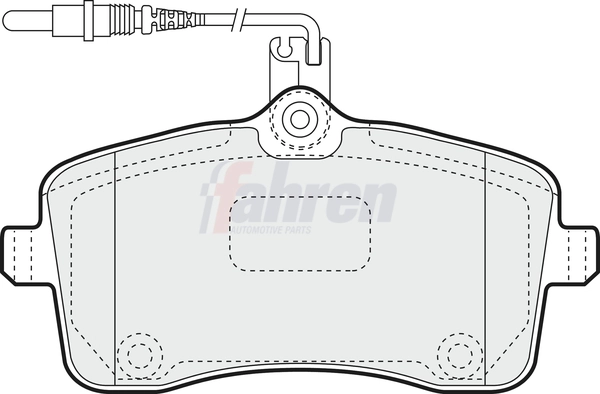 Fahren fékbetétkészlet, tárcsafék - FBP3105 - TothCarparts