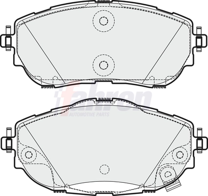 Fahren fékbetétkészlet, tárcsafék - FBP3745 - TothCarparts