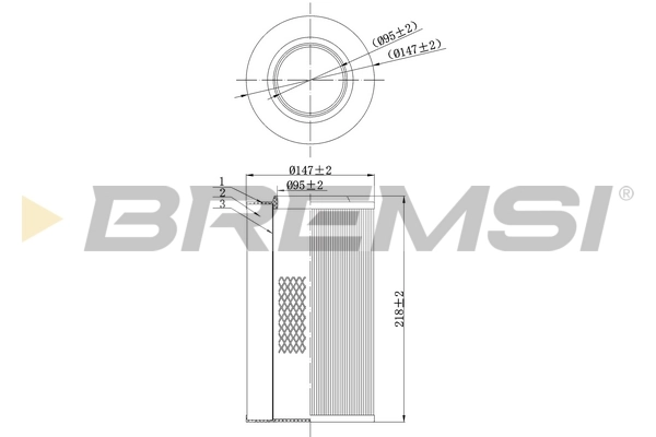 BREMSI légszűrő - FA0116 - TothCarparts