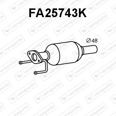 VENEPORTE katalizátor - FA25743K - TothCarparts