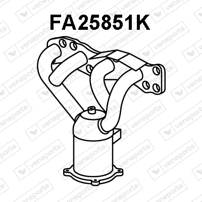 VENEPORTE Könyökkatalizátor - FA25851K - TothCarparts