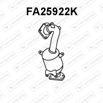 VENEPORTE katalizátor - FA25922K - TothCarparts