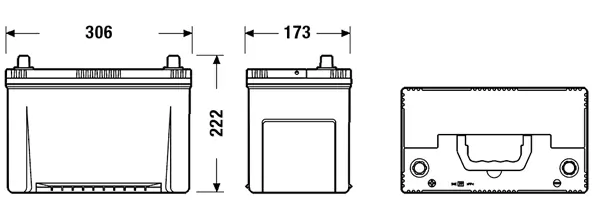 FULMEN Indító akkumulátor - FA955 - TothCarparts