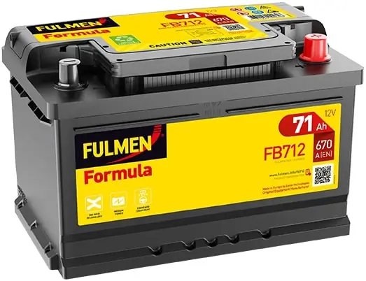 FULMEN Indító akkumulátor - FB712 - TothCarparts