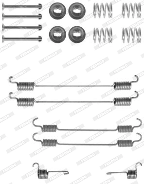 FERODO tartozékkészlet, fékpofa - FBA211 - TothCarparts