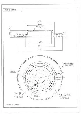 FI.BA féktárcsa - FBD356 - TothCarparts