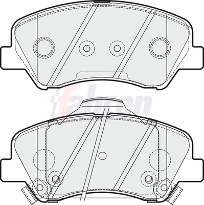 Fahren fékbetétkészlet, tárcsafék - FBP3361 - TothCarparts