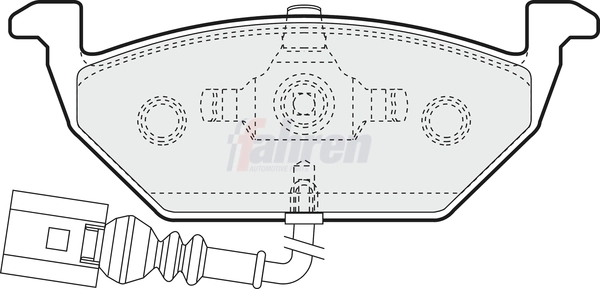 Fahren fékbetétkészlet, tárcsafék - FBP3031 - TothCarparts