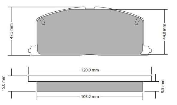FREMAX fékbetétkészlet, tárcsafék - FBP-0303 - TothCarparts