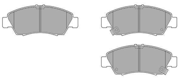 FREMAX fékbetétkészlet, tárcsafék - FBP-0828 - TothCarparts