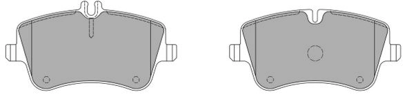 FREMAX fékbetétkészlet, tárcsafék - FBP-1181 - TothCarparts