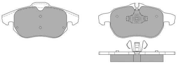 FREMAX fékbetétkészlet, tárcsafék - FBP-1265 - TothCarparts