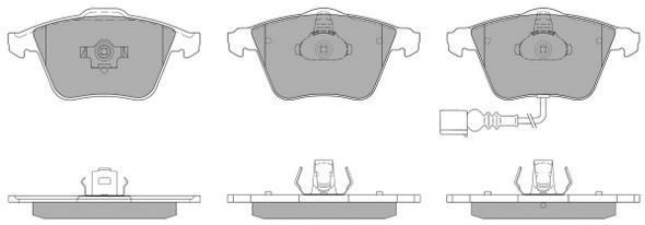 FREMAX fékbetétkészlet, tárcsafék - FBP-1303 - TothCarparts