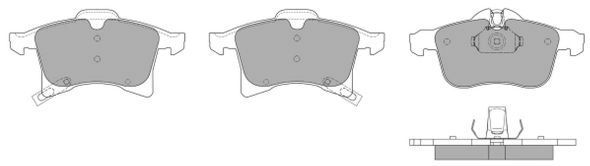FREMAX fékbetétkészlet, tárcsafék - FBP-1353 - TothCarparts