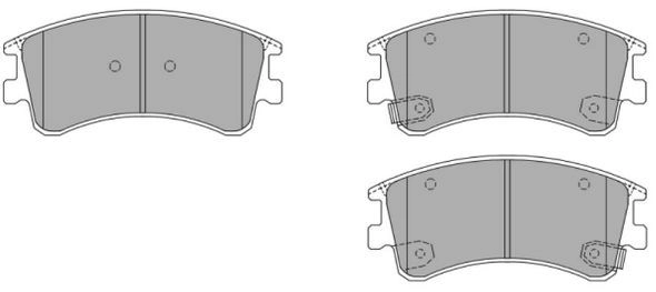 FREMAX fékbetétkészlet, tárcsafék - FBP-1361 - TothCarparts