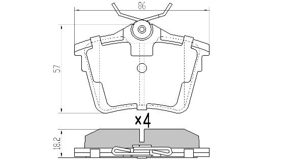 FREMAX fékbetétkészlet, tárcsafék - FBP-1409 - TothCarparts