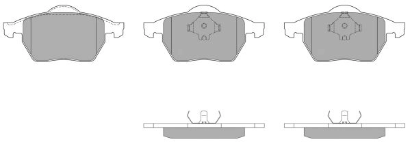 FREMAX fékbetétkészlet, tárcsafék - FBP-1513 - TothCarparts