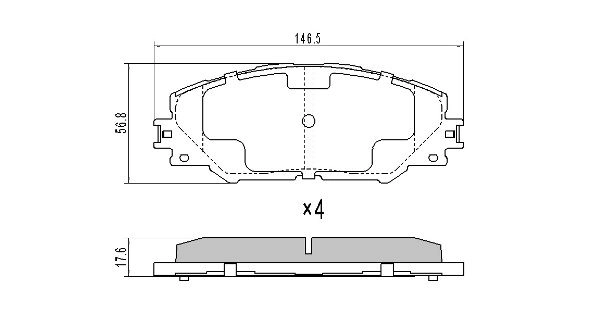 FREMAX fékbetétkészlet, tárcsafék - FBP-1568 - TothCarparts