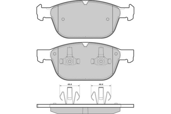 FREMAX fékbetétkészlet, tárcsafék - FBP-1678 - TothCarparts