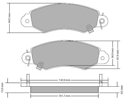 FREMAX fékbetétkészlet, tárcsafék - FBP-1732 - TothCarparts