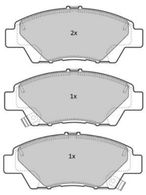 FREMAX fékbetétkészlet, tárcsafék - FBP-1823 - TothCarparts