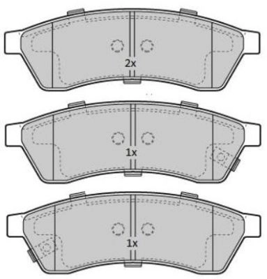 FREMAX fékbetétkészlet, tárcsafék - FBP-1831 - TothCarparts