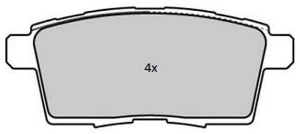 FREMAX fékbetétkészlet, tárcsafék - FBP-1842 - TothCarparts