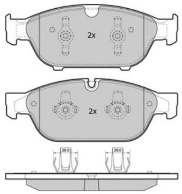 FREMAX fékbetétkészlet, tárcsafék - FBP-1852 - TothCarparts