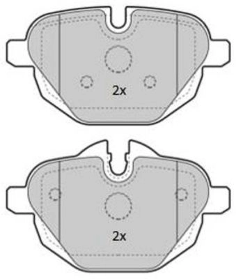 FREMAX fékbetétkészlet, tárcsafék - FBP-1854 - TothCarparts