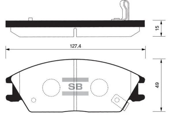 FI.BA fékbetétkészlet, tárcsafék - FBP1047 - TothCarparts