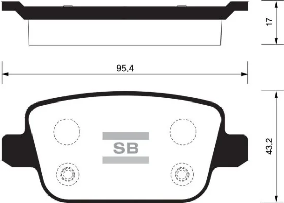 FI.BA fékbetétkészlet, tárcsafék - FBP2101-R - TothCarparts