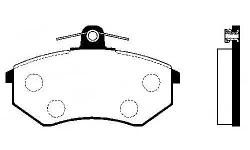 FI.BA fékbetétkészlet, tárcsafék - FBP4274 - TothCarparts