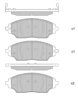 FI.BA fékbetétkészlet, tárcsafék - FBP4406 - TothCarparts
