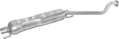 EDEX középső hangtompító - 17.292 - TothCarparts