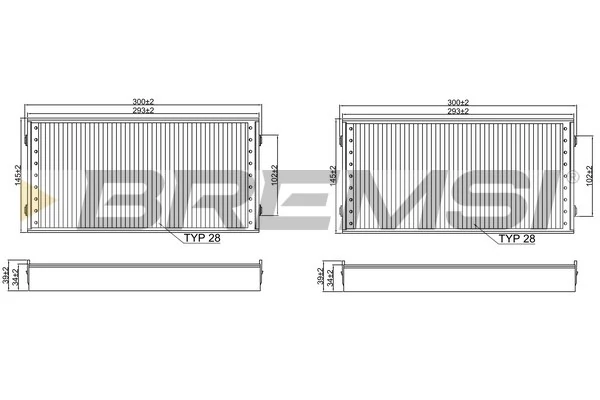BREMSI szűrő, utastér levegő - FC0948A - TothCarparts