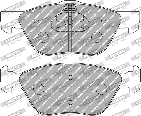 FERODO RACING fékbetétkészlet, tárcsafék - FCP1052H - TothCarparts