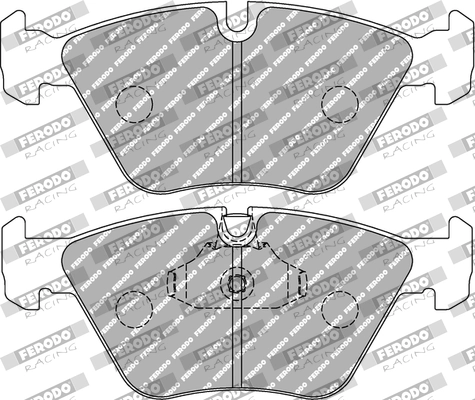 FERODO RACING fékbetétkészlet, tárcsafék - FCP1073H - TothCarparts