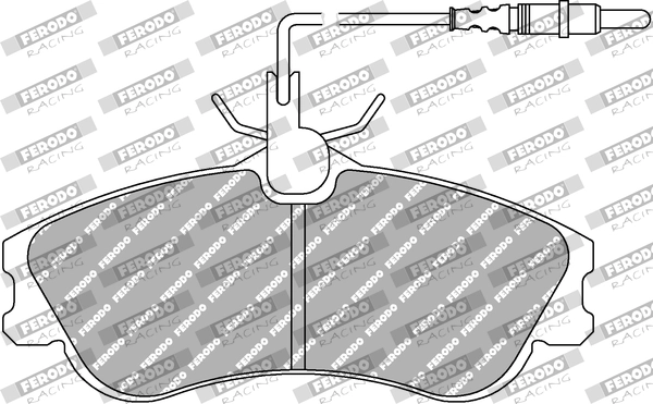 FERODO RACING fékbetétkészlet, tárcsafék - FCP1112H - TothCarparts