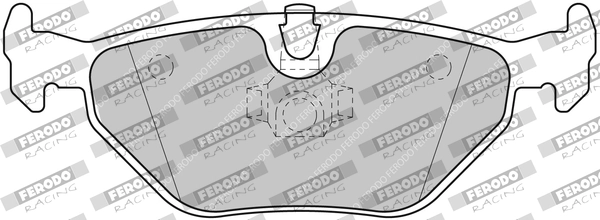 FERODO RACING fékbetétkészlet, tárcsafék - FCP1301H - TothCarparts